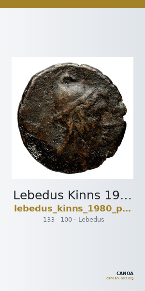 Lebedus Kinns 1980 Period III, AE 9 — CANOA