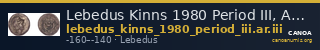 Lebedus Kinns 1980 Period III, AR III — CANOA