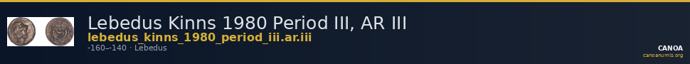 Lebedus Kinns 1980 Period III, AR III — CANOA