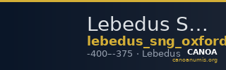 Lebedus SNG Oxford 796 — CANOA