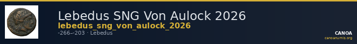 Lebedus SNG Von Aulock 2026 — CANOA