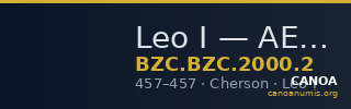 Leo I — AE3 (Cherson, 457) — CANOA