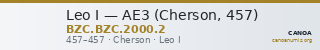 Leo I — AE3 (Cherson, 457) — CANOA
