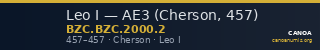 Leo I — AE3 (Cherson, 457) — CANOA