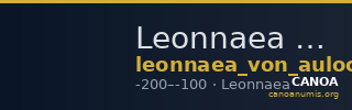 Leonnaea Von Aulock 1980 596 — CANOA