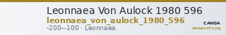 Leonnaea Von Aulock 1980 596 — CANOA