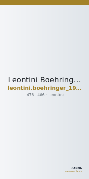 Leontini Boehringer 1998 17 — CANOA