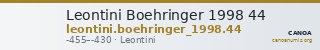 Leontini Boehringer 1998 44 — CANOA