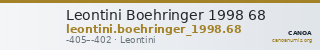 Leontini Boehringer 1998 68 — CANOA