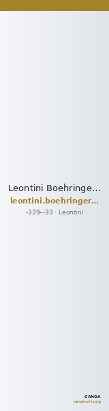 Leontini Boehringer 1998 77 — CANOA