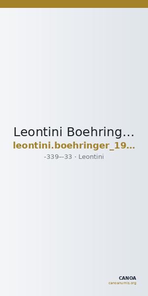 Leontini Boehringer 1998 77 — CANOA