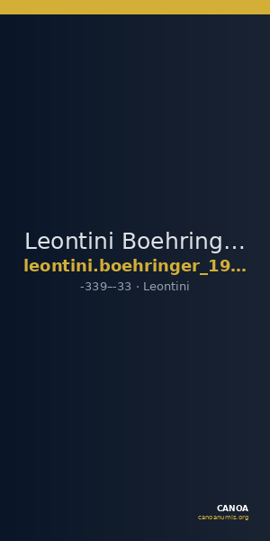 Leontini Boehringer 1998 77 — CANOA