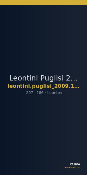 Leontini Puglisi 2009 172 — CANOA