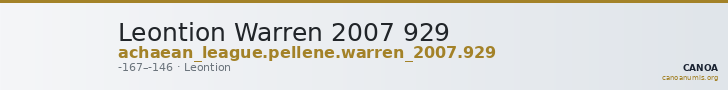 Leontion Warren 2007 929 — CANOA