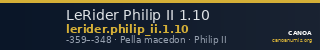 LeRider Philip II 1.10 — CANOA