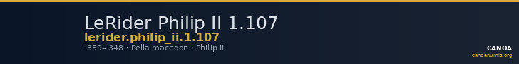 LeRider Philip II 1.107 — CANOA