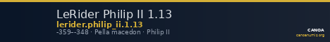 LeRider Philip II 1.13 — CANOA