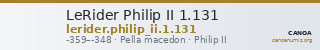 LeRider Philip II 1.131 — CANOA