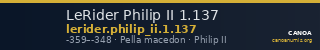 LeRider Philip II 1.137 — CANOA