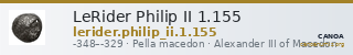LeRider Philip II 1.155 — CANOA