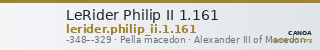 LeRider Philip II 1.161 — CANOA