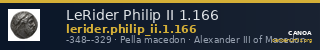 LeRider Philip II 1.166 — CANOA