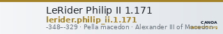 LeRider Philip II 1.171 — CANOA