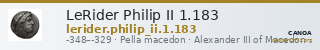 LeRider Philip II 1.183 — CANOA