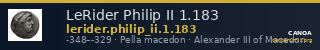 LeRider Philip II 1.183 — CANOA