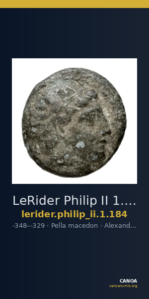 LeRider Philip II 1.184 — CANOA