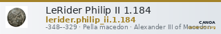 LeRider Philip II 1.184 — CANOA