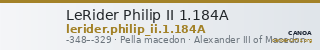 LeRider Philip II 1.184A — CANOA