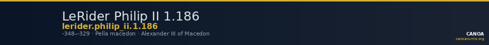 LeRider Philip II 1.186 — CANOA