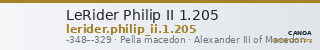 LeRider Philip II 1.205 — CANOA