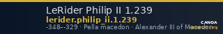 LeRider Philip II 1.239 — CANOA