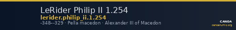 LeRider Philip II 1.254 — CANOA
