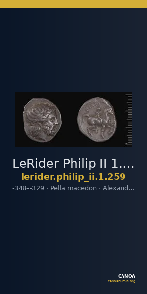 LeRider Philip II 1.259 — CANOA