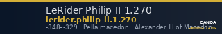 LeRider Philip II 1.270 — CANOA