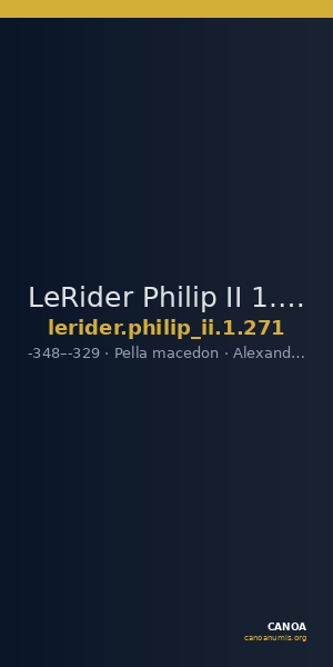 LeRider Philip II 1.271 — CANOA