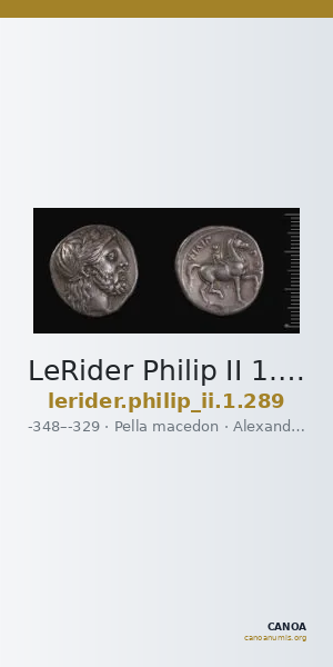 LeRider Philip II 1.289 — CANOA