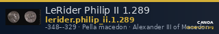 LeRider Philip II 1.289 — CANOA