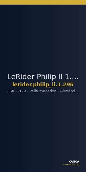 LeRider Philip II 1.296 — CANOA
