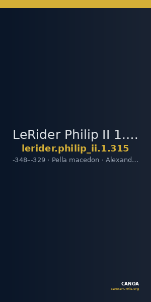 LeRider Philip II 1.315 — CANOA