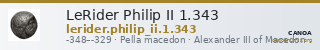 LeRider Philip II 1.343 — CANOA