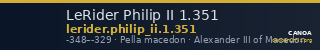 LeRider Philip II 1.351 — CANOA
