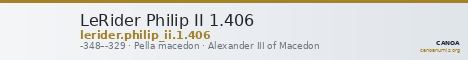 LeRider Philip II 1.406 — CANOA