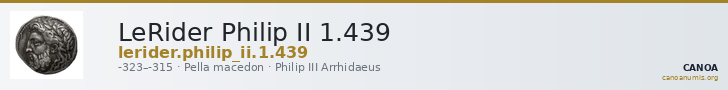 LeRider Philip II 1.439 — CANOA