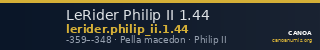 LeRider Philip II 1.44 — CANOA