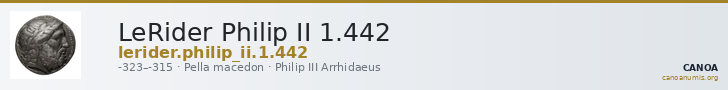 LeRider Philip II 1.442 — CANOA