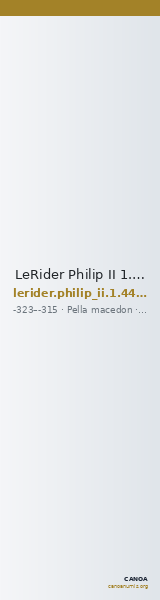 LeRider Philip II 1.443A — CANOA